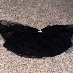 Elegant Black Tulle Skirt